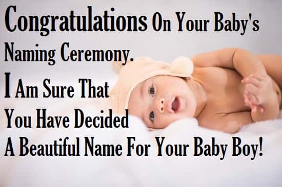 Best 2023} Naming Ceremony Quotes For Baby Boy - Congratulations